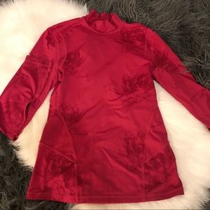 Lululemon 6 LS Run Mock Neck Top